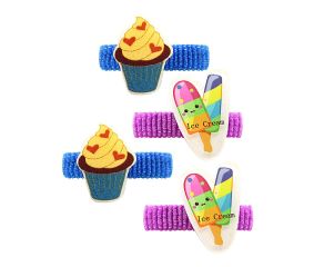 Elástico Para Cabelo Lifeb C/4 Kids Unit