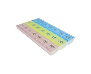 Porta Comprimidos Facilitador Lifeb C/21 Color Show Neon 711 Lemon Twist Unit