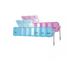 Porta Comprimidos Facilitador Lifeb C/7 Colorida Unit