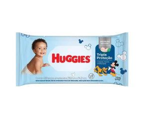Lenço Umedecido Infantil Huggies C/88 Tripla Proteção 