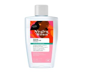 Água Micelar Demaquilante Negra Rosa 200ml Antioleosidade Peles Negras 