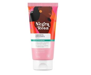 Sabonete Facial Negra Rosa 150g Esfoliante Peles Negras 