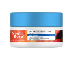 Creme Facial Negra Rosa 100g Antipoluição Peles Negras 