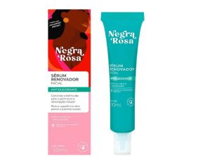 Serum Renovador Negra Rosa 30ml Antioleosidade Acne Ou Imperfeições 