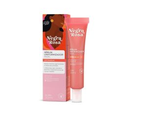 Serum Uniformizador Negra Rosa 30ml Anti Marcas Pele Acinzentada 