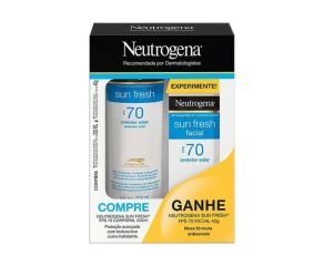 Protetor Solar Kit Neutrogena 200ml Fps70 Grátis Facial 40g 