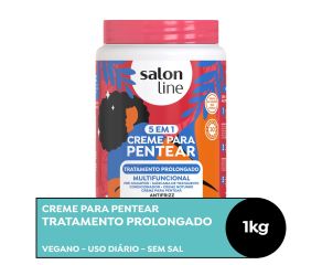 Creme Para Pentear Salon Line 1kg 5em1 Tratamento Prolongado 