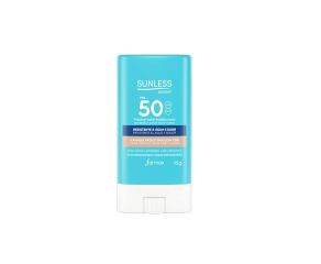 Protetor Solar Facial Sunless 15g Bastão Stick Fps50 Sport C/cor 