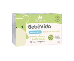 Sabonete Em Barra Infantil Bebe Vida 90g Chá De Camomila 