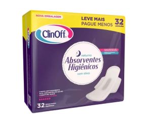 Absorvente Suave Clin Off C/32 Noturno 