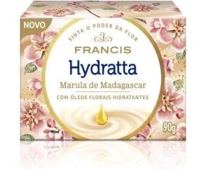 Sabonete Em Barra Hidratante Francis 90g Bege C/6