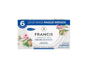 Sabonete Em Barra Hidratante Francis 90g Branco 