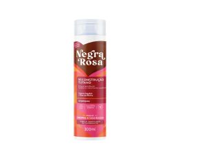 Shampoo Uso Diário Negra Rosa 300ml Reconstrução 