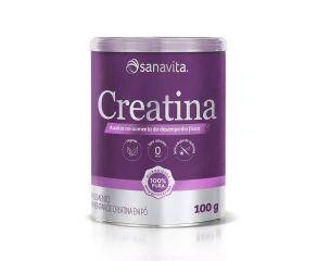 Suplemento Alimentar Creatina Sanavita 100g Neutra 