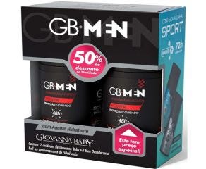 Desodorante Roll-on Giovanna Baby 50ml Masc Power C/2 