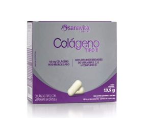 Suplemento Alimentar Colágeno Sanavita C/30 Tipo Ii 