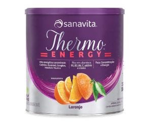 Suplemento Alimentar Em Pó Sanavita 300g Thermo Energy Laranja 