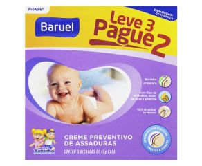 Kit Creme Baruel 45g Para Assaduras L3p2 