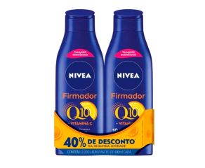 Loção Corporal Hidratante Nivea 400ml Milk Q10 C/2