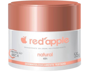 Desodorante Em Creme Red Apple 55g Natural 