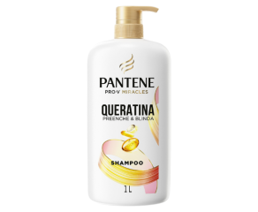 Shampoo Uso Diário Pantene 1l Queratina Preenche & Blinda 