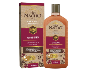 Shampoo Uso Diário Tio Nacho 415ml Ginseng 